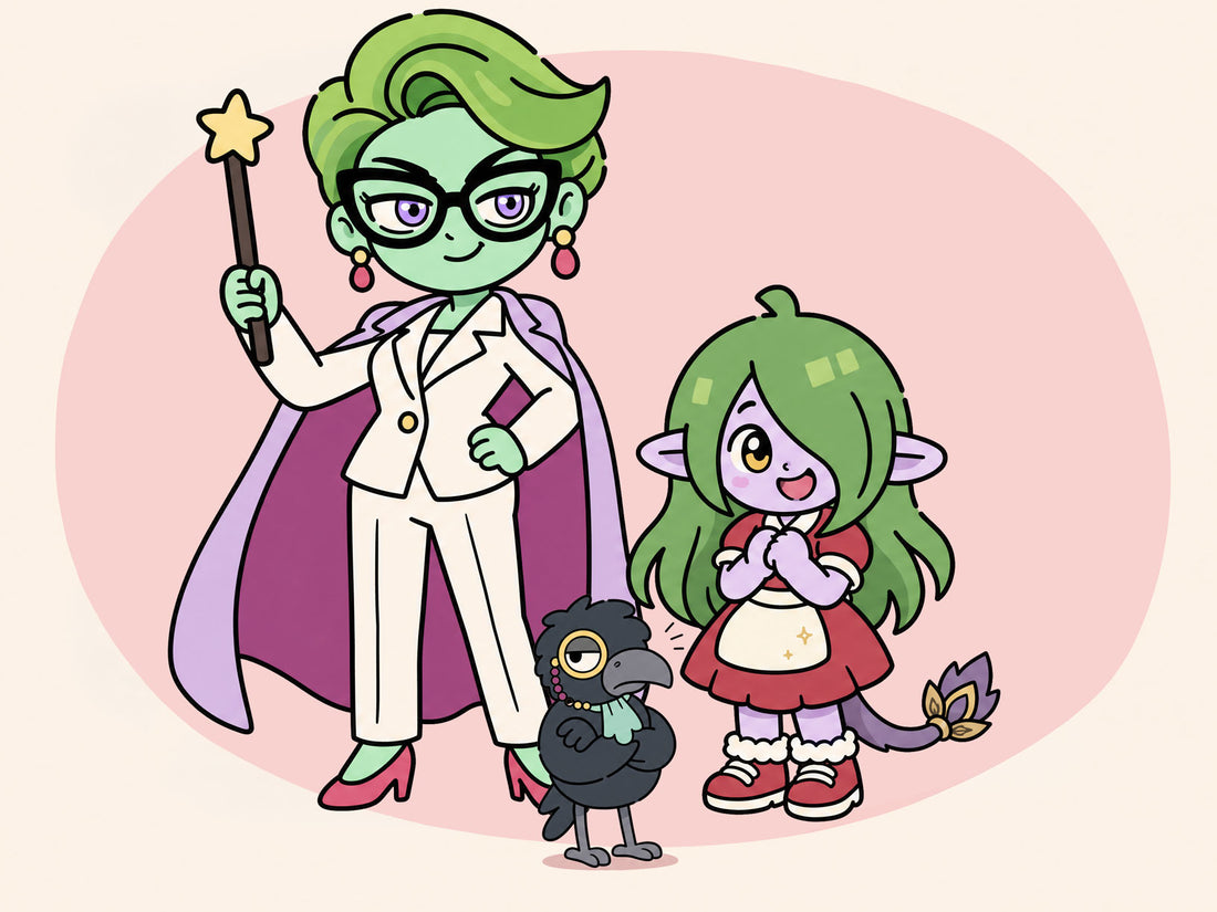 Meet the Strangest Trio at Witches & Co.
