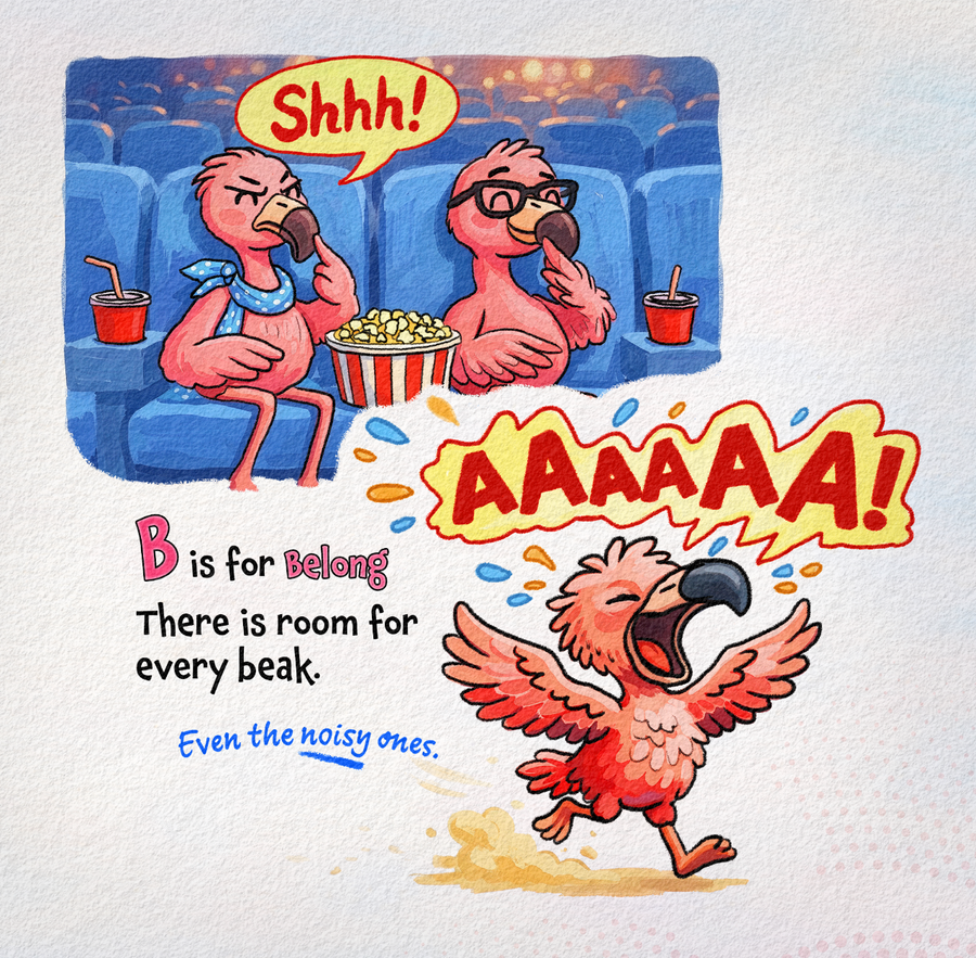 There Are a Lot of Flamingos in This Book