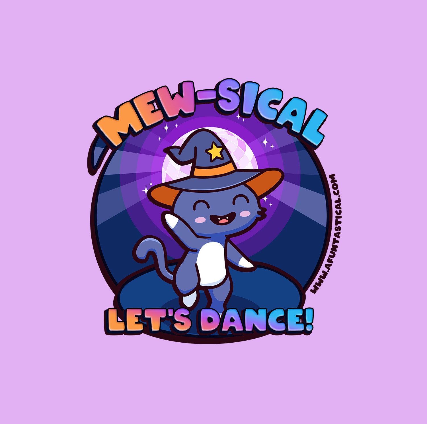 Fluffy's Mew-sical Dance Party Softstyle Tee
