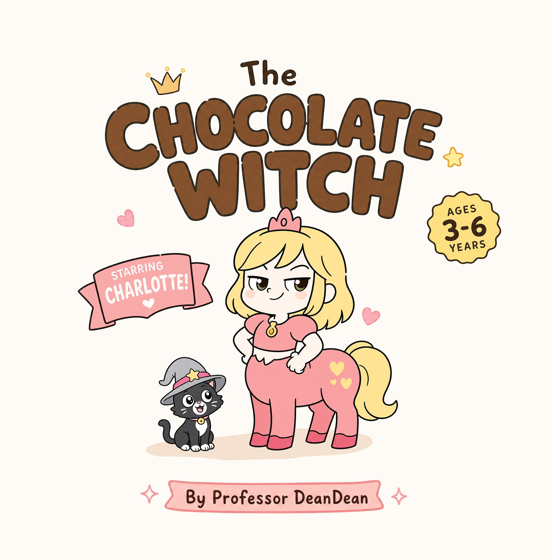 The Chocolate Witch book cover, starring Charlotte